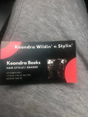 My business card