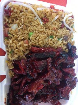 Spare ribs + pork fried rice (lunch special)