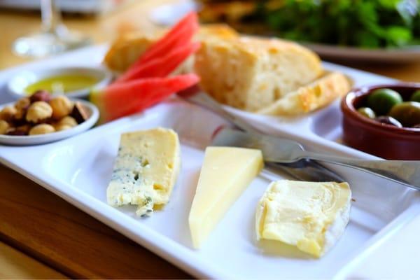 Cheesemonger cheese plate.