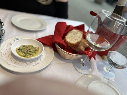 Amazing artichoke pesto dipping spread