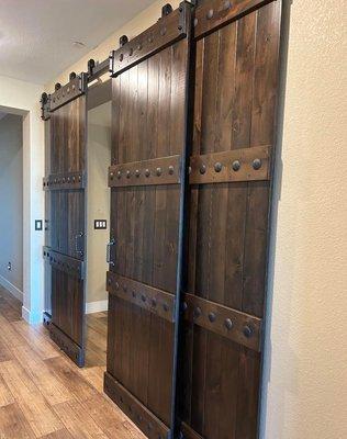 Customer made barn doors