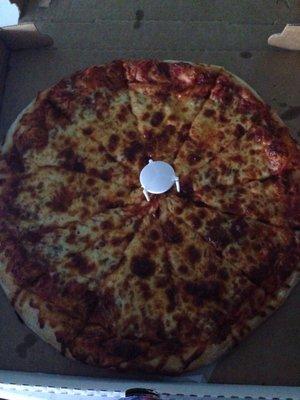 Large cheese pizza