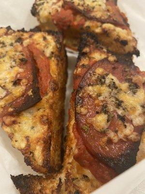 Focaccia pizza bread