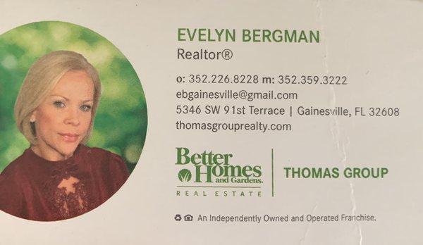 Evelyn Bergman - Better Homes & Gardens