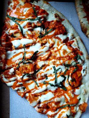 Buffalo chicken pizza