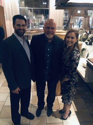 Analisa and I with Dave Ramsey when he was in Sacramento.