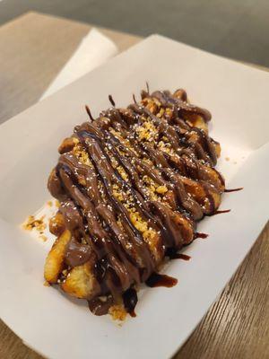 Nutella hazelnut croffle