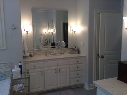 Master bath remodel. Henry Tejchma 512-844-2049. Design build specializing in bathroom remodels.