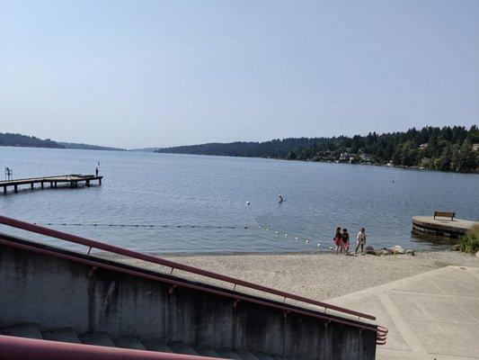 Beach /dock in back