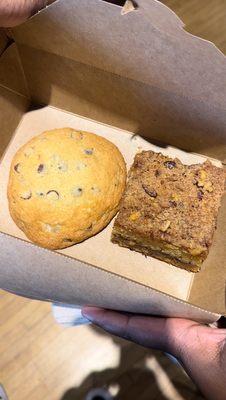 Chocolate Chip Cookie and Coffee Cake