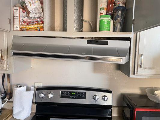 Kitchen hood replacement