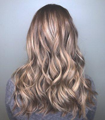 Balayage highlights