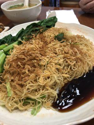 Dried shrimp dry noodles