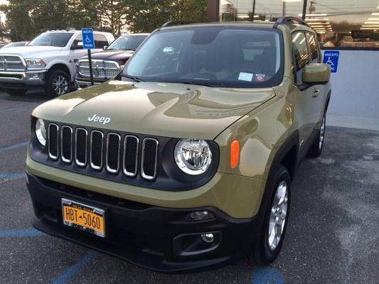 I am so proud of my son, he just purchased his first new car! #jeep #jeeprenegade