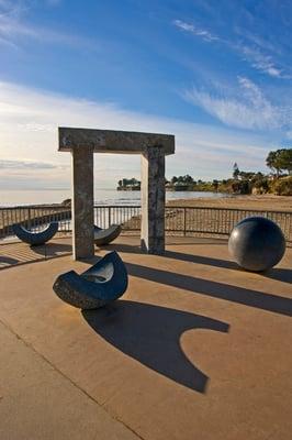 Entrance to Santa Cruz wharf