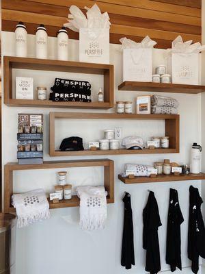 Inside : So many goodies to purchase (including grove fresh pressed juice)