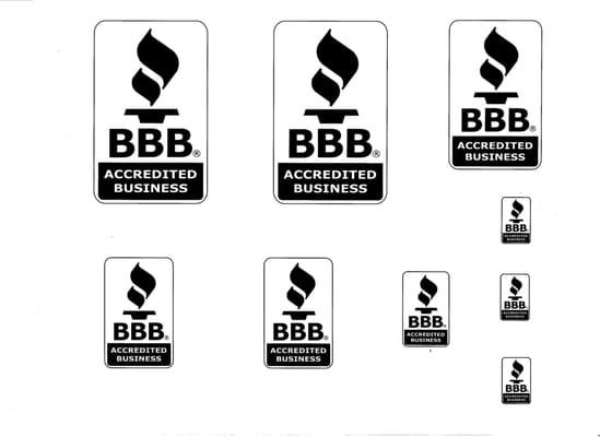 We are a Accredited Business with The Better Business Bureau