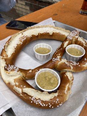 Giant pretzel