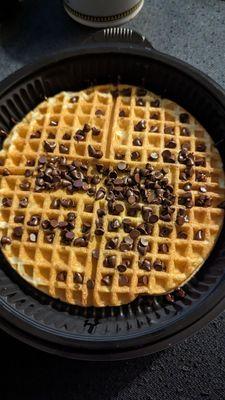 Chocolate chip waffle