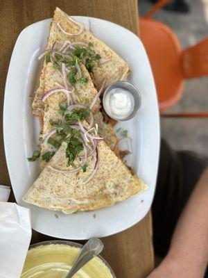 Quesadilla Pollo Empanizado