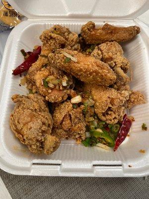 Pure goodness 6. 8 Pieces Spicy Chicken Wing