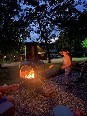 Nothing better than roasted s'more