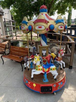 Take a spin on our carosel!