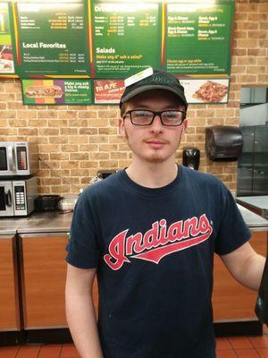 Brandon, an asset to Subway Corporation!