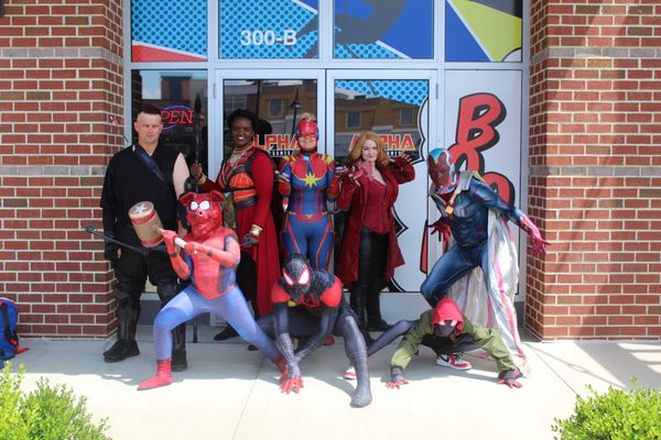 Some friendly neighborhood super-powered friends paid us a visit! #rvaavengers #mrgoodevening #avengersendgame #badboyvideo