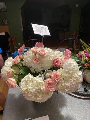 My friend's family received this bouquet instead of the one we ordered. See above image;