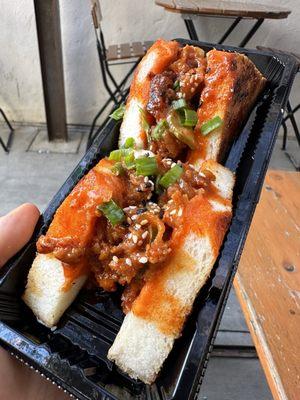 Grab opening limited Korean Spicy Pork Sando