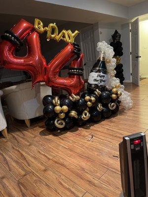 Birthday Balloon Marquee