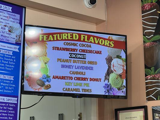 Featured flavors