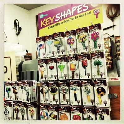 Now offering a variety of fun Key Shapes for your house keys!!