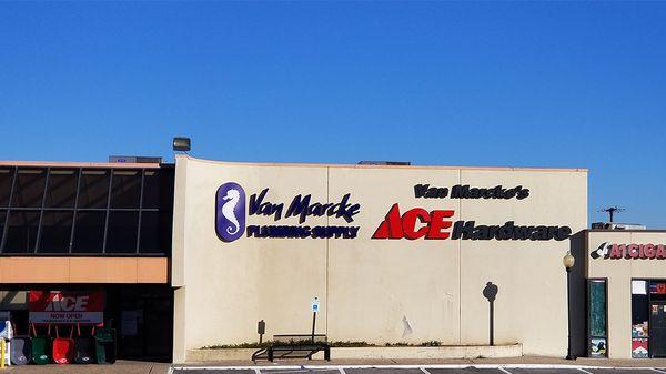 Van Marcke's Ace Hardware at Crossroads North Shopping Plaza in Arlington, TX.