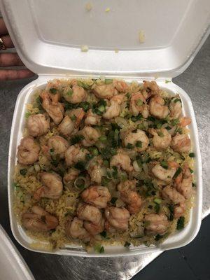 Large shrimp fried rice ...