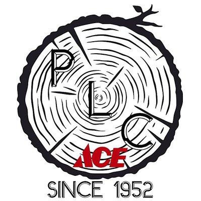 Our original "log" logo. Full service lumber yard since 1952!