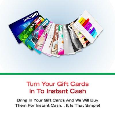 Turn Your Gift Cards Into Cash