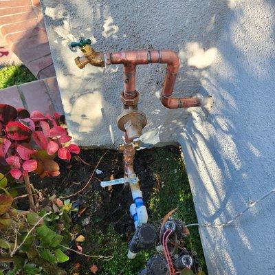 Front valves and faucet replacements