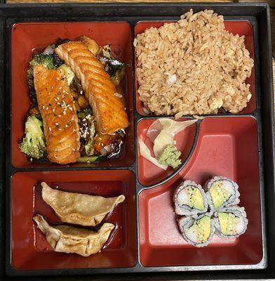 Teriyaki Salmon Bento