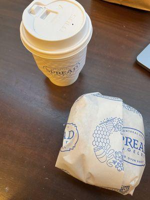 Bagel and La Colombe Coffee