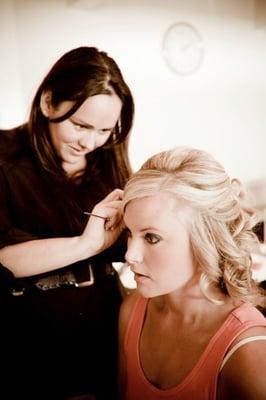 Doing Bridal Hair