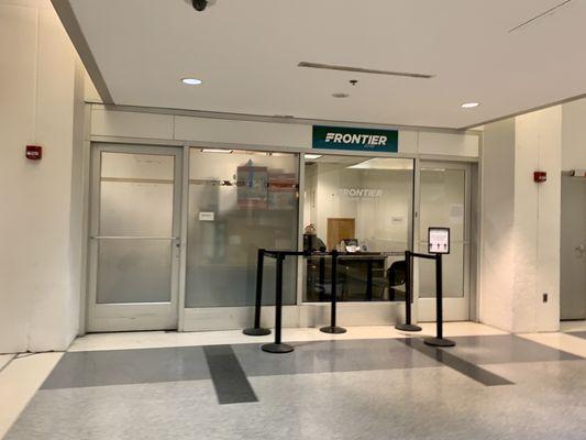 Frontier baggage office