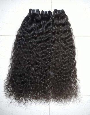 Curly Sew-in Indian human hair extensions