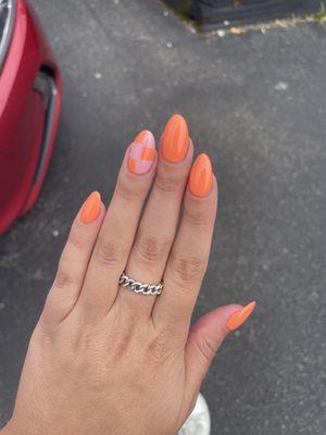 checkerboard nails