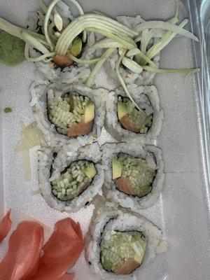 Alaska roll should be called Soggy, watery CUCUMBER roll.