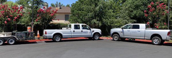 Silver Dodge Ram 2500