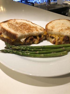 Brisket grilled cheese