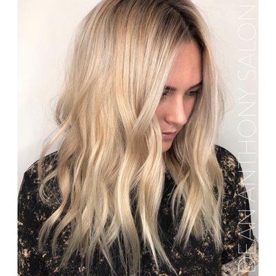 Platinum balayage, hair coloring for blondes