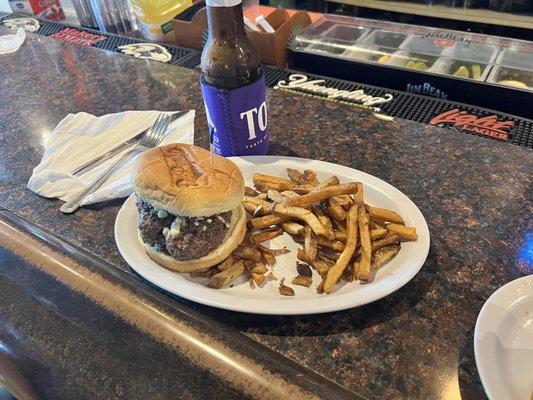 Black and Blue Burger